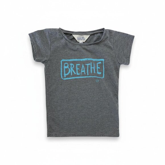 ATELIER BARN - BREATHE TS - 100% COTTON - GREY/BLUE - 4Y UNISEX - Picture 1 of 5